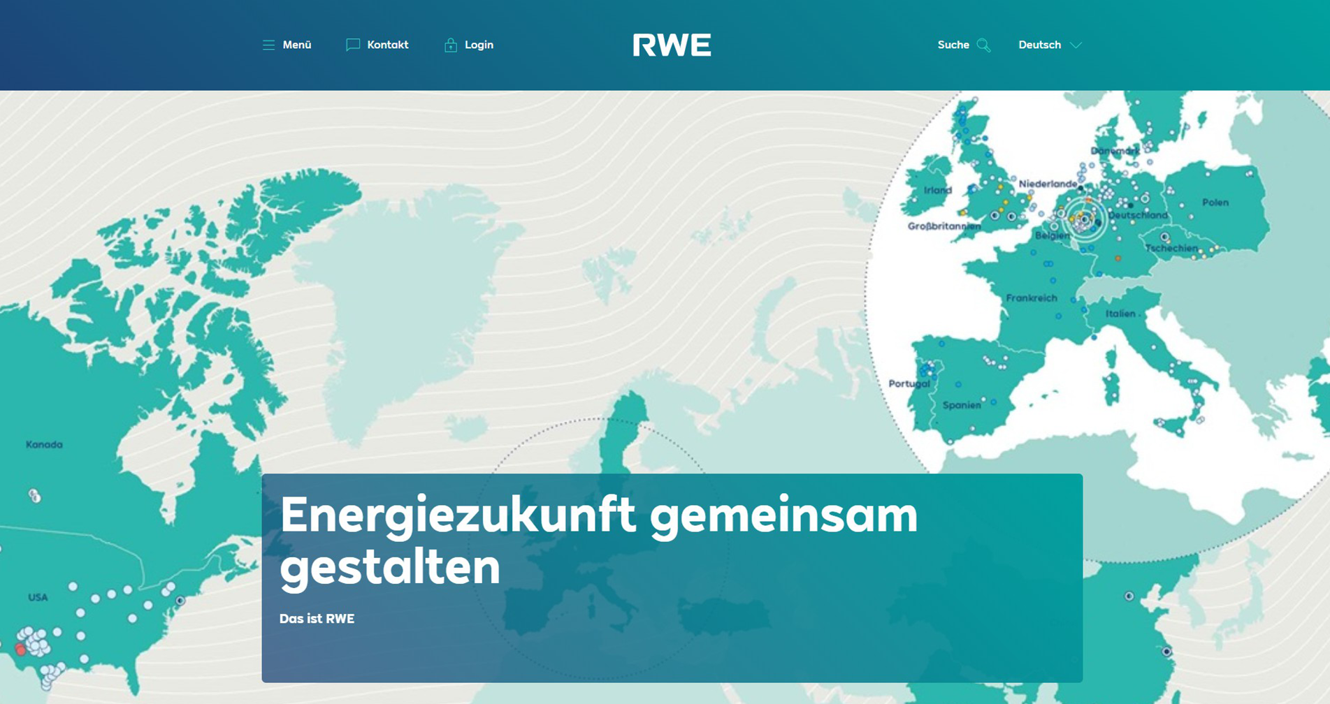 RWE Webseite