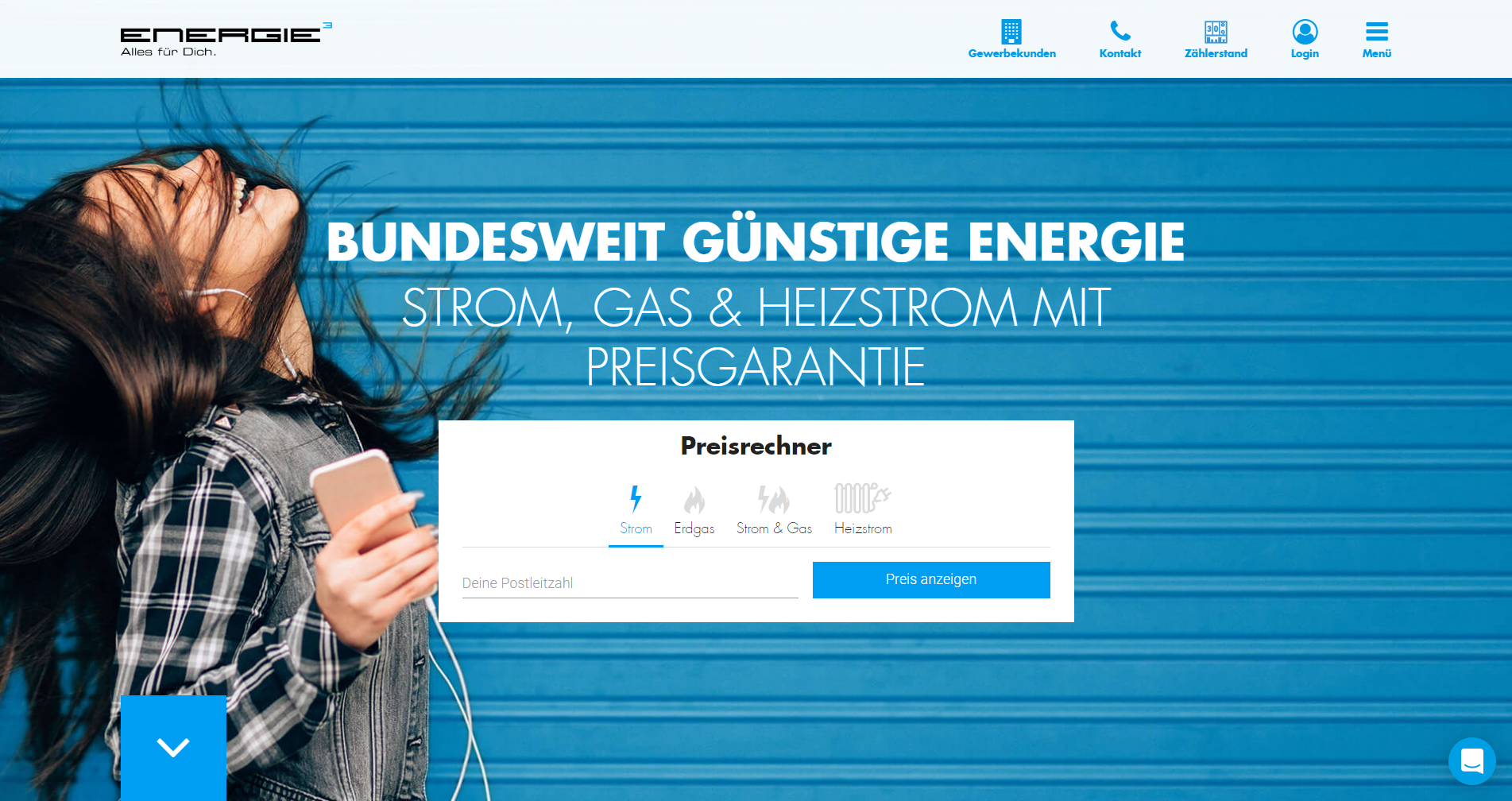 Energiehoch3 Webseite